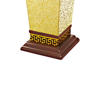 南 GPX-182H 南方宝钻烟灰桶 红木色 商场垃圾筒酒店落地烟灰桶立式果皮桶 商用垃圾桶