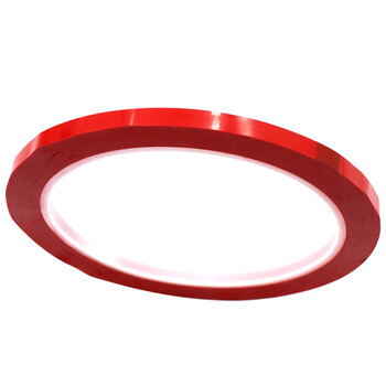 谋福CNMF2792 5S桌面定位标识划线胶带酒店厨房4D管理胶带彩色胶带定位线 红色 1CM宽*66米(2卷)可定制