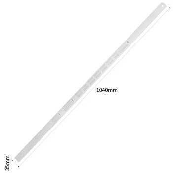 得力（deli）钢直尺不锈钢钢板尺刻度尺 100厘米 1米 1000mm DL8100