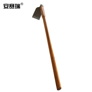 安赛瑞 长柄开垦锄 大锄头全钢宽锄种花种菜工具农用翻土锄 除草开垦锄 1.2米 530186