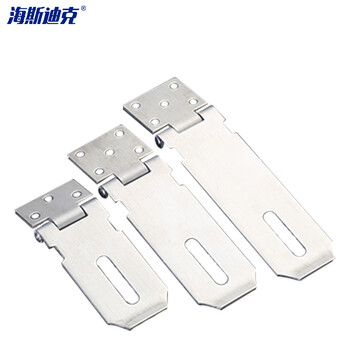 海斯迪克 不锈钢门扣锁 加厚扣吊扣防盗锁门窗配件 银色3寸201材质（2个起订）HKW-18