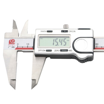 广陆guanglu 原点型 数显卡尺0-200mm 高精度 不锈钢卡尺游标卡尺 四用快显 测量工具