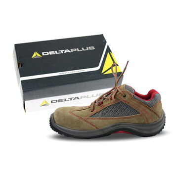 代尔塔 301211 彩虹系列非金属电绝缘鞋褐红色44码1双装