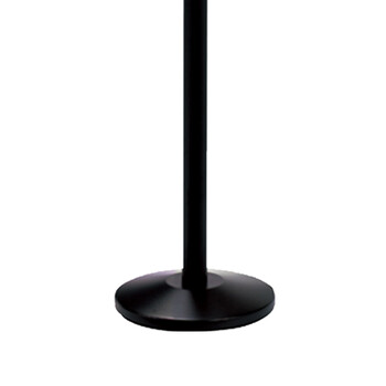 南 LG-M 伸缩带喷塑栏杆座 黑色 插牌栏杆座 栏杆牌框银行隔离带警戒线围栏护栏排队栏