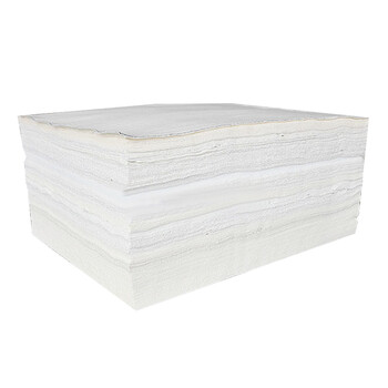 谋福 57工业抹布擦机布吸油棉布碎抹布 白色装50斤（40*60cm）