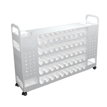 兰诗（LAUTEE）DA2103 雨伞收纳架雨伞桶放置筒 单桶+5层4孔   放20~30把伞