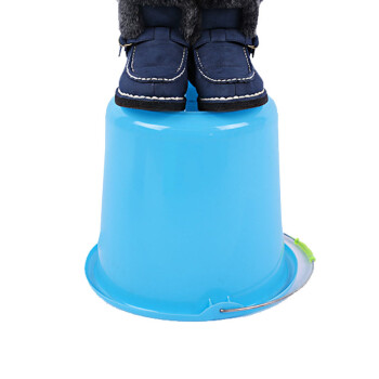 兰诗（LAUTEE）DA2158 多规格塑料水桶手提桶加厚水桶 口径34.5*高29cm约17升  5个装蓝色