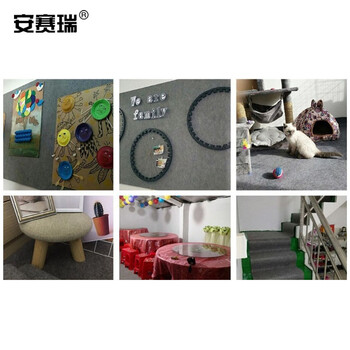 安赛瑞 一次性地毯 商用地毯 2×10m 婚庆办公室楼梯开业展会舞台加厚地毯楼梯过道地毯 2.2mm 黑色26325