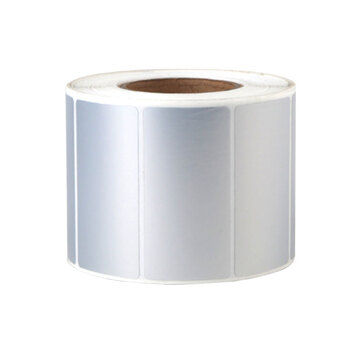 冰禹 BYlf-126 冰禹哑银龙不干胶标签 亚银龙贴纸 防高温 防水标签 条码贴 60*40*1000