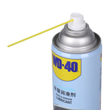 WD-40 车窗润滑剂wd40汽车门玻璃升降 车门胶条异响 橡胶软化还原剂280ml添加剂