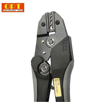 中国台湾OPT压线钳LY裸端子绝缘开口鼻子欧式端子压接钳LY-10 LY-10 铬钒合金钢