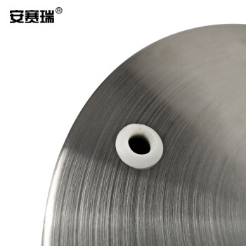 安赛瑞 不锈钢茶渣桶 大容量茶水桶排水桶 带盖加厚茶渣过滤垃圾筒 砂钢 20L 26744