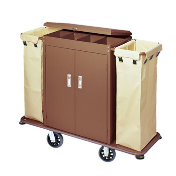 南 C-38 客房服务车  钢板烤漆 布草手推车客房清洁车房口车