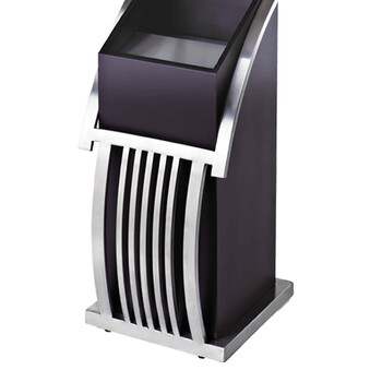 南 GPX-78C2 南方新概念烟灰桶 砂钢木身 垃圾桶 公用不锈钢垃圾箱果皮桶