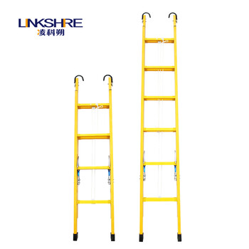 凌科朔（LINKSHIRE）9米绝缘升降梯 绝缘梯 玻璃钢 电力电工绝缘升降梯5米展开9米