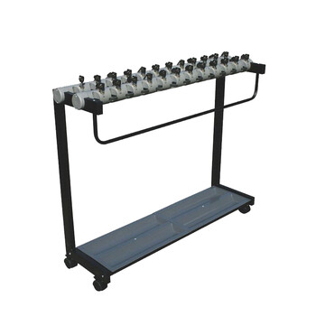 兰诗（LAUTEE）DA2089 带锁雨伞架酒店银行雨伞架落地收纳架 36头雨伞架