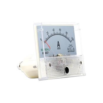 伊莱科(ELECALL)指针式直流表85C1-A机械表头15A~2KA/75mv白色600A7