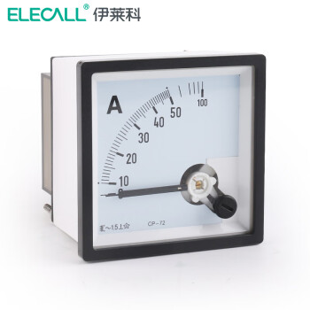 伊莱科(ELECALL)互感式交流电流表 机械指针式电表SF-96 CP-96 30/5-3K/5A 白色 3000/5A