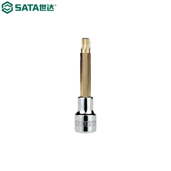 世达（SATA）25805     12.5MM系列100MM长12角旋具套筒M12