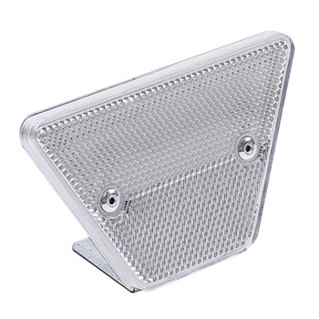 海斯迪克 gnjz-1090 梯形轮廓标 高速公路护栏反光标 单双面轮廓标 交通设施路标反光标 双面黄（6只）