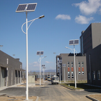 日月升 RYS-L89-80 太阳能路灯 工厂道路灯 室外照明灯 超亮 80W(含9米锥杆)