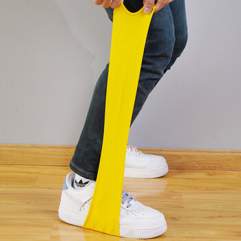 冰禹 BY-777 乳胶手套  橡胶手套 清洁防护手套 黄色乳胶长款M码 12双