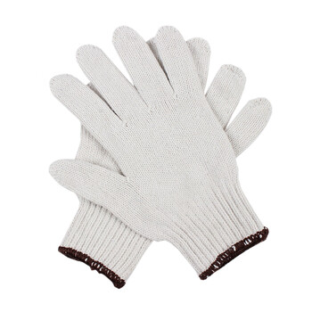 君御 71008 800克咖啡边线手套 12副/打*1打