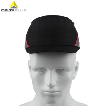代尔塔 Deltaplus 102130 轻型透气防撞运动安全帽 黑色 定做