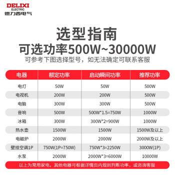 德力西电气 单相高精度全自动交流稳压器 TND 5K (单相）