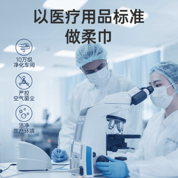Fulcotton棉柔世家珍珠纹洗脸巾绵柔巾80抽*6包一次性洗脸洁面巾加厚擦脸巾