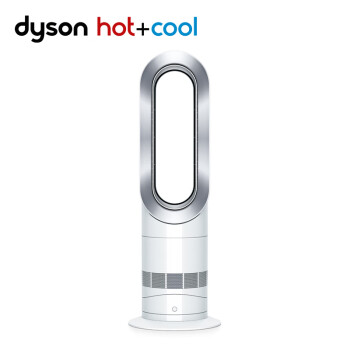 戴森（Dyson）冷暖两用无叶电风扇 塔扇 强劲气流 原装进口 可遥控 AM09 白银色【官方正品】