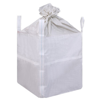 飞尔（FLYER）方形吨包袋 承重1.5吨集装袋 编织袋 四吊兜底加围上封口布110x110x110cm【FLJD280】