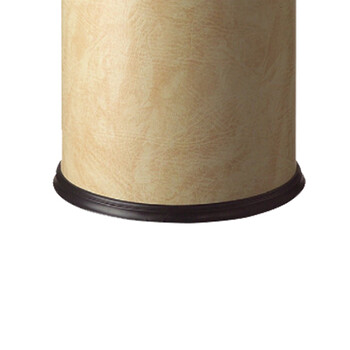 南 GPX-106 南方圆形单层垃圾桶 米黄色皮 商用垃圾桶 酒店宾馆客房果皮桶