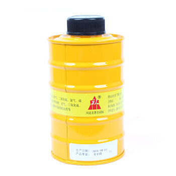 唐人3号全面具+7号滤毒罐黄色罐体+0.5米管防护酸性气体含氯有机农药三件套
