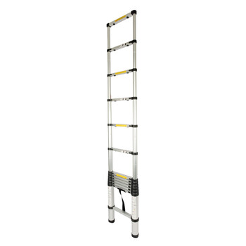 兴航发 铝合金竹节直梯4.4M 铝合金梯子 竹节梯伸缩梯子加厚