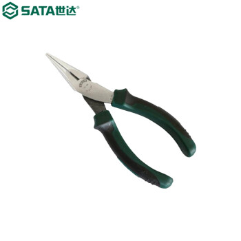世达（SATA）70614A 省力型迷你扁嘴钳5.5 钢