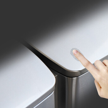 庄太太【16L可回收+其他】不锈钢分类垃圾桶 办公室干湿分离双桶 脚踏带盖公共场所商用