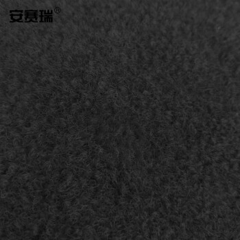 安赛瑞 一次性地毯 商用地毯1.2×10m 婚庆办公室楼梯开业展会舞台特厚地毯楼梯过道长期使用地毯5mm黑色26338