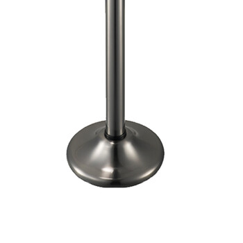 南 LG-Y 伸缩带栏杆座 黑金 栏杆座 隔离带护栏杆警戒围栏银行排队立柱