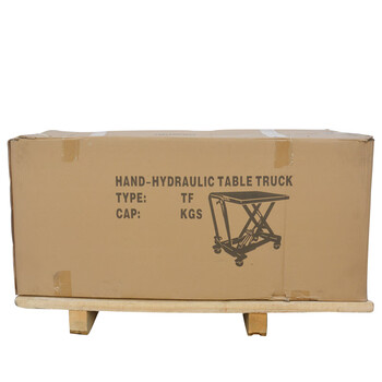 诺力（NOBLELIFT）TF30手动液压平台车 载重300公斤升高0.9米 升降模具搬运平板小推车