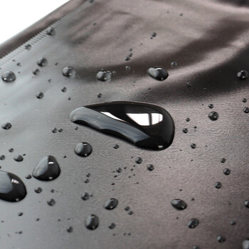 谋福CNMF115 防水围裙 防油污耐酸碱 无袖简约厨房食堂家务屠宰场洗车（黑色复合PVC 防水围裙）