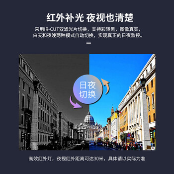 dahua大华监控摄像头400万高清POE网线供电 电动变焦高清网络摄像机 红外摄像头 DH-IPC-HDBW2433R-ZSA