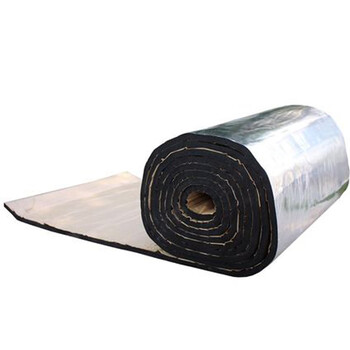 波浩 BOHAO 3CM厚度 B1级 带铝箔黑色橡胶保温板 3CM厚度 B1级自粘型 宽1米