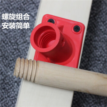 巨成云 木头把地刷 木质硬毛地浴室工厂瓷砖厨房卫生间长柄刷 25cm刷子