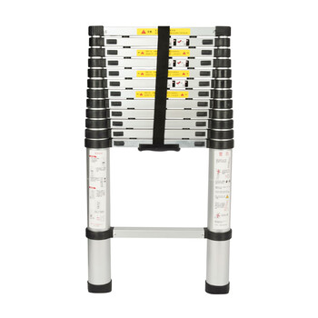 兴航发 铝合金竹节直梯4.4M 铝合金梯子 竹节梯伸缩梯子加厚