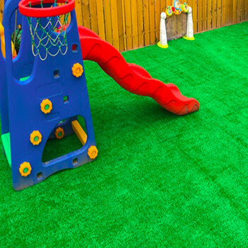 谋福107 草坪垫子工程围挡假草绿色人造人工草皮户外仿真装饰地毯塑料绿植10mm军绿色定做 2米*2米(加密款)