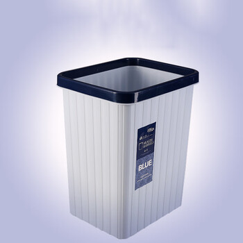 庄太太【中号方形颜色随机发货】酒店卫生间塑料垃圾桶办公室厨房纸篓