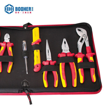 宝合(BOOHER)11件绝缘电工工具组套 0200102 铬钒钢