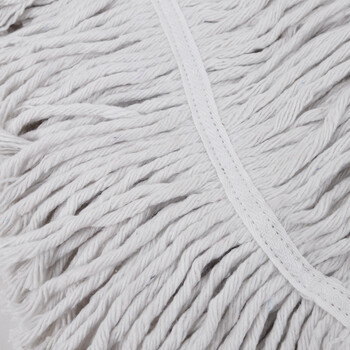 益美得 不锈钢杆棉线蜡拖商用棉纱拖把物业保洁吸水地拖墩布 拖布头2块装