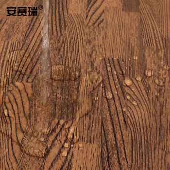 安赛瑞 泡沫拼接地垫 道馆武术客厅卧室防滑垫 边长60cm4片装咖色木纹  27255